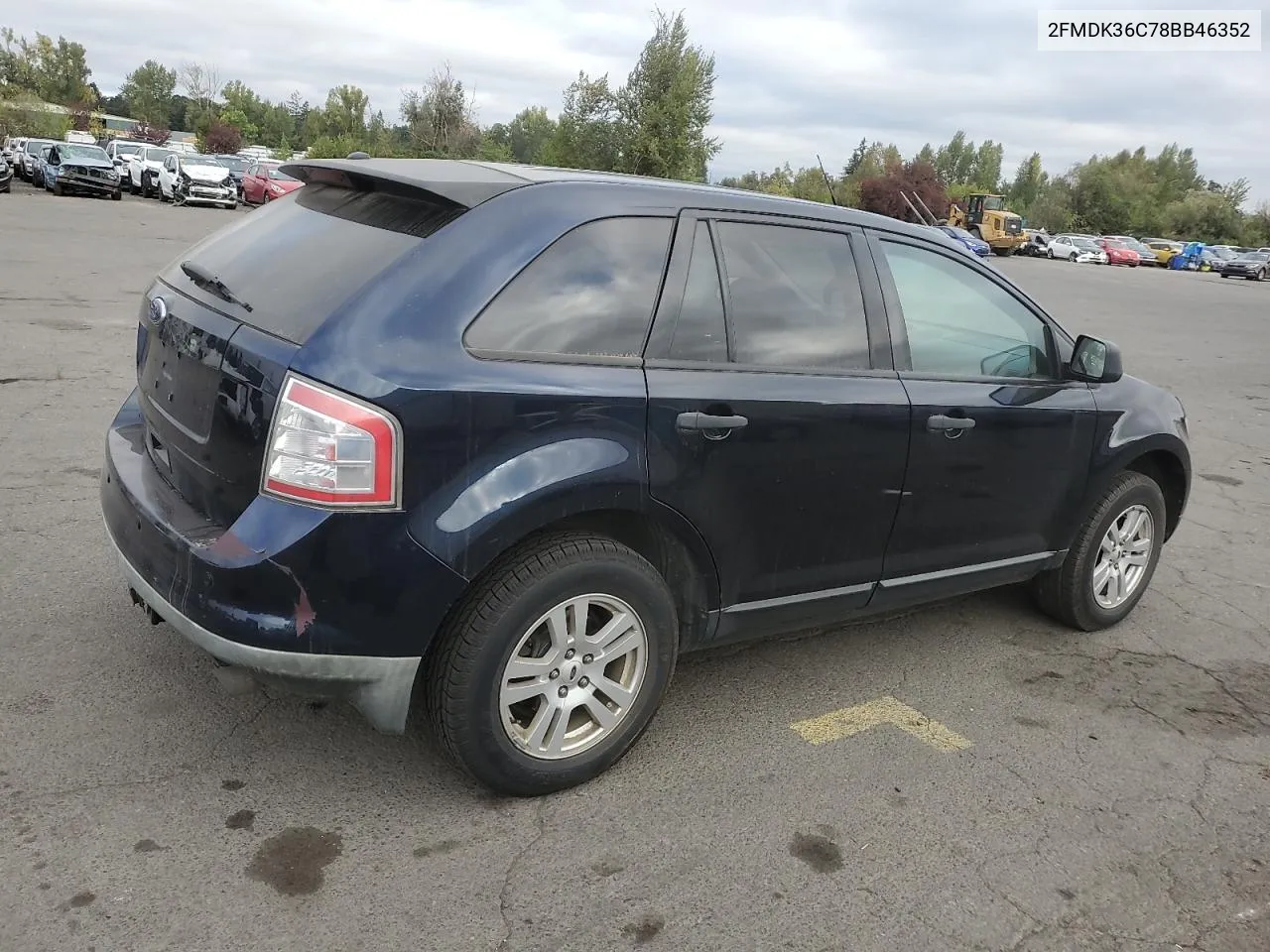 2FMDK36C78BB46352 2008 Ford Edge Se