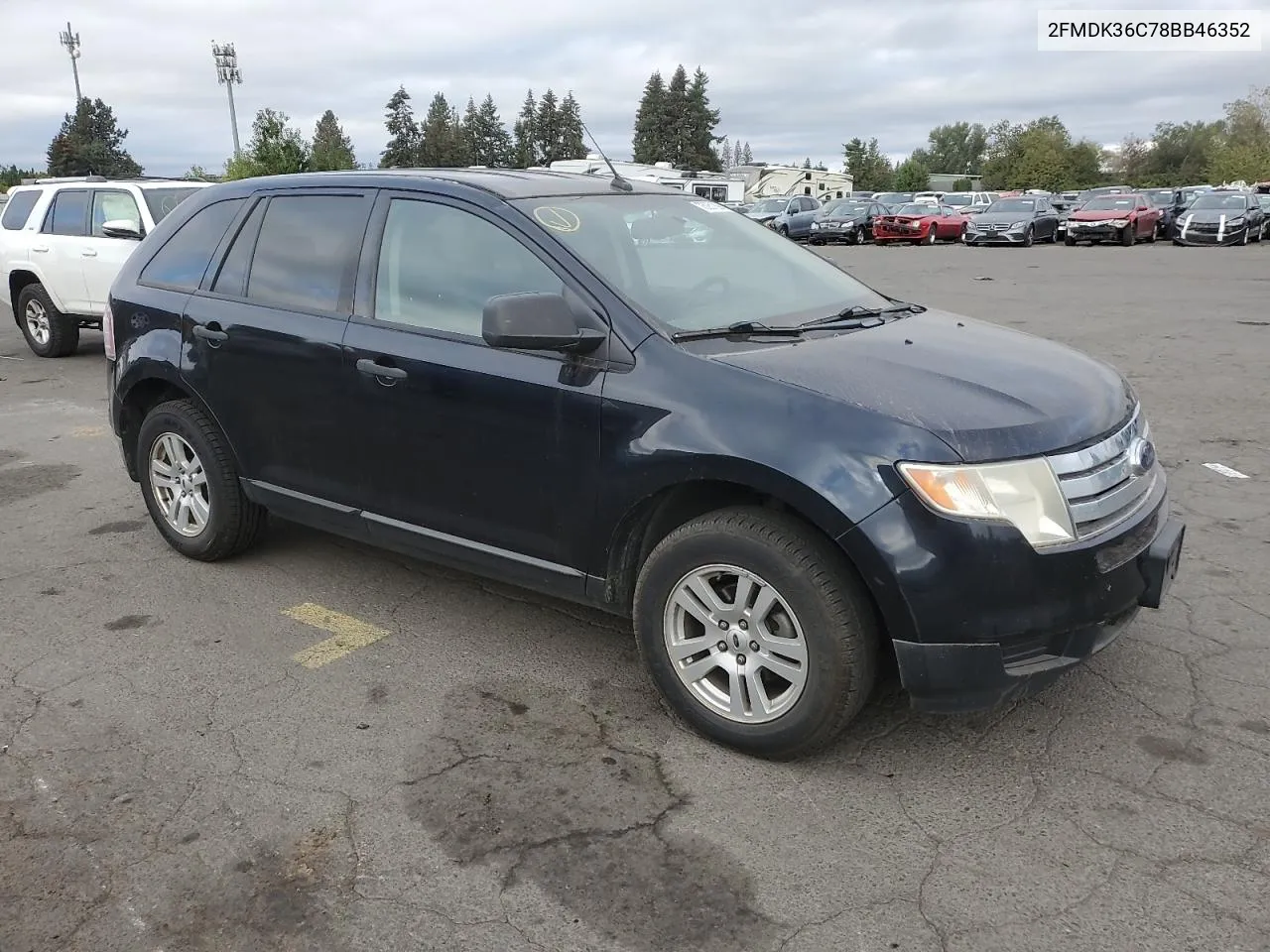 2FMDK36C78BB46352 2008 Ford Edge Se