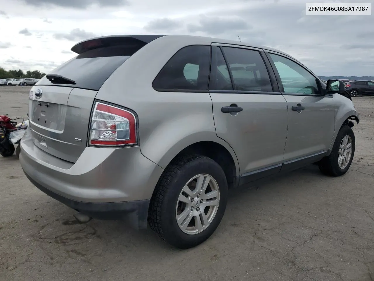 2FMDK46C08BA17987 2008 Ford Edge Se