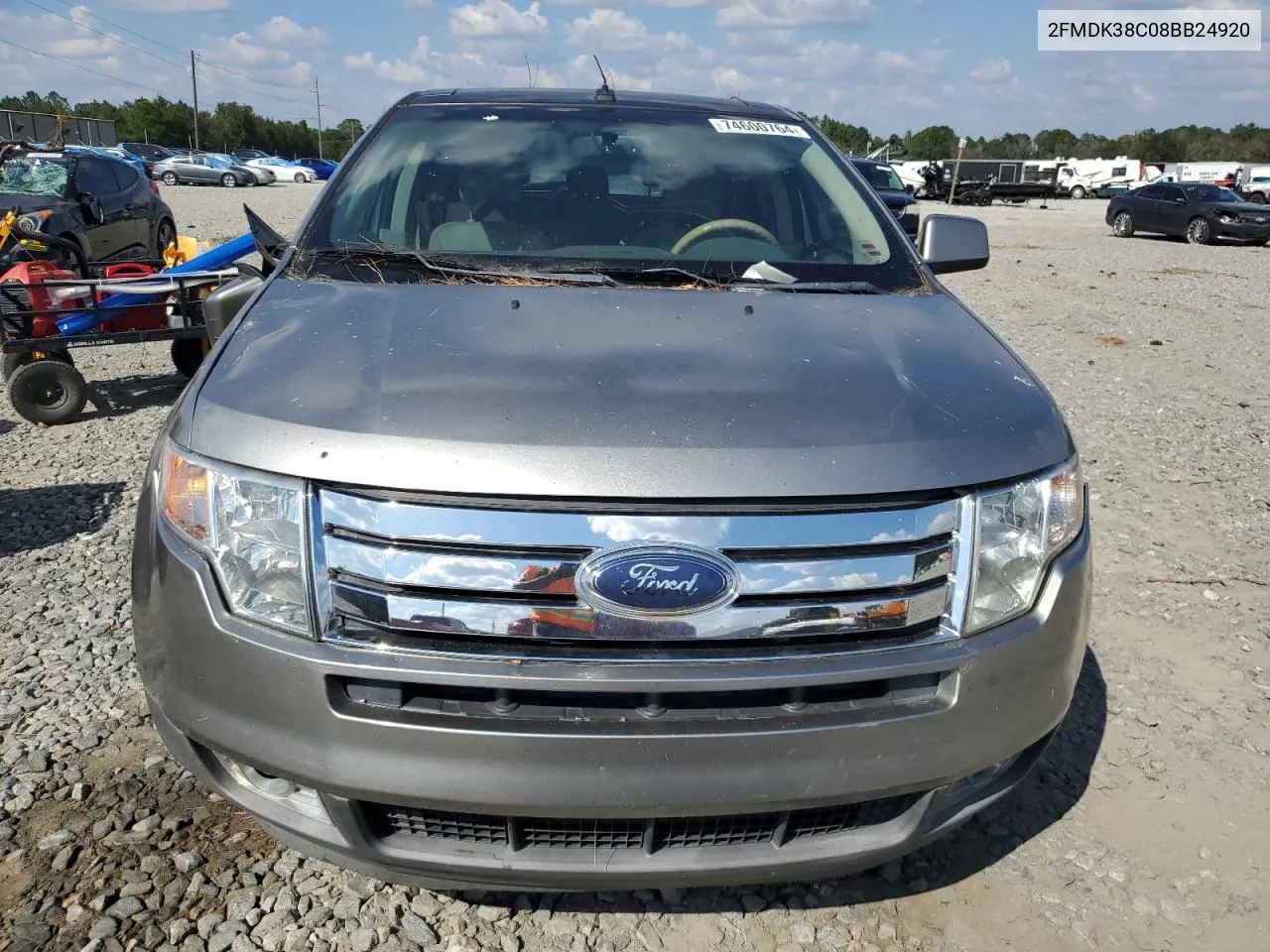 2008 Ford Edge Sel VIN: 2FMDK38C08BB24920 Lot: 74600764