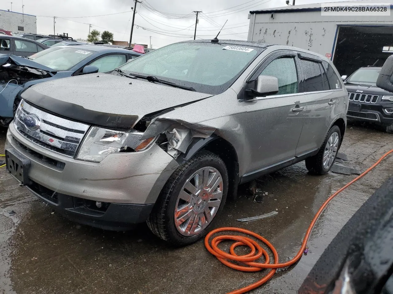 2008 Ford Edge Limited VIN: 2FMDK49C28BA66328 Lot: 75603604