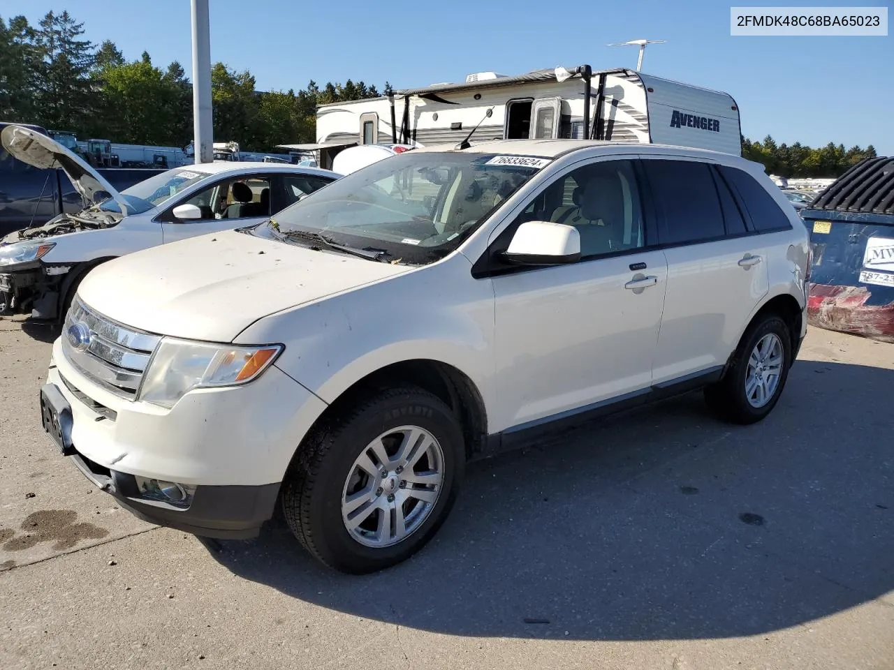 2008 Ford Edge Sel VIN: 2FMDK48C68BA65023 Lot: 76833624