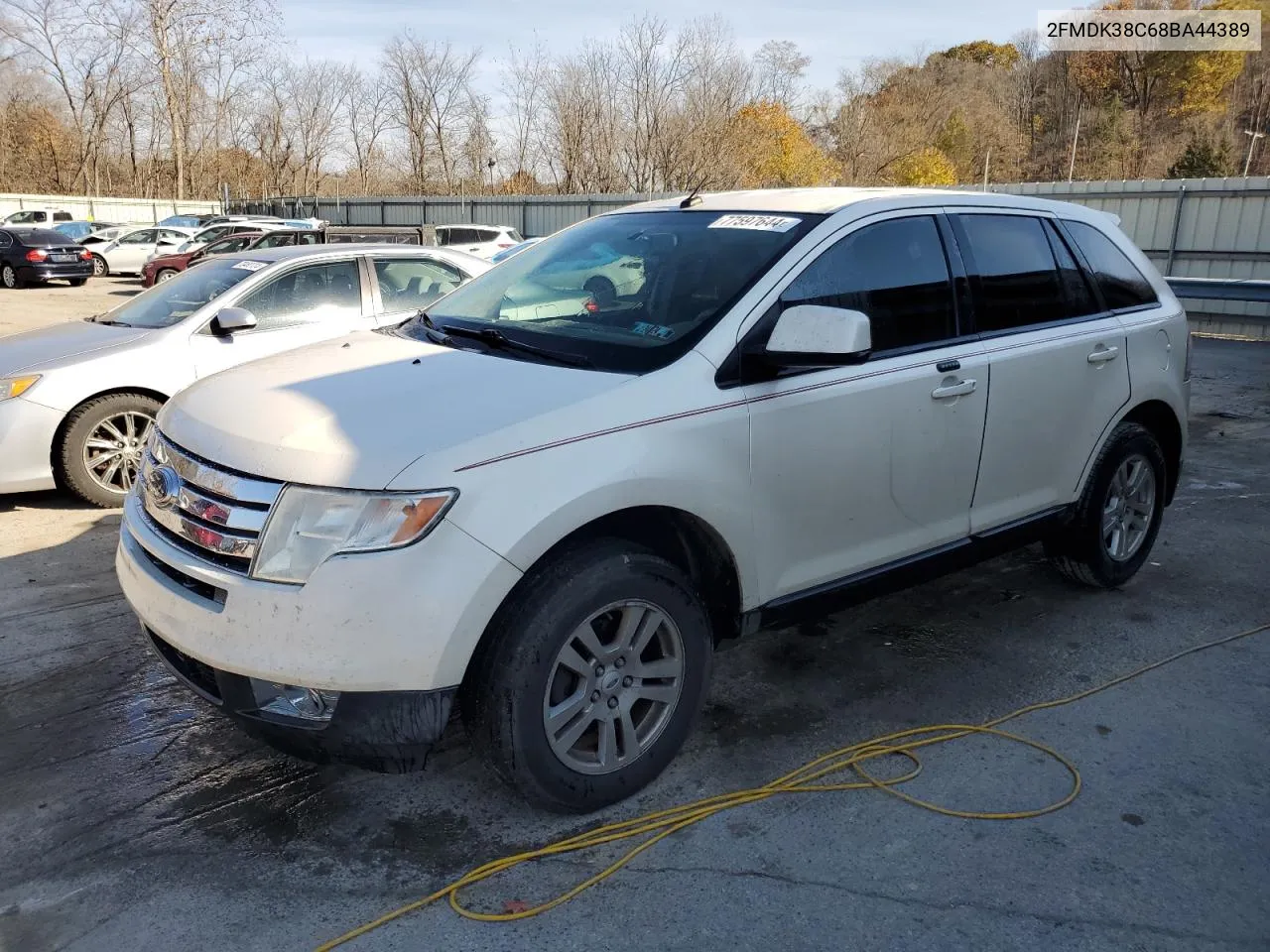 2008 Ford Edge Sel VIN: 2FMDK38C68BA44389 Lot: 77597644