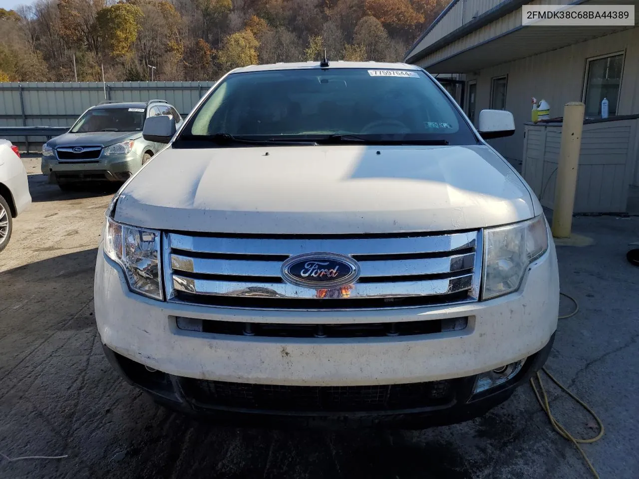 2008 Ford Edge Sel VIN: 2FMDK38C68BA44389 Lot: 77597644