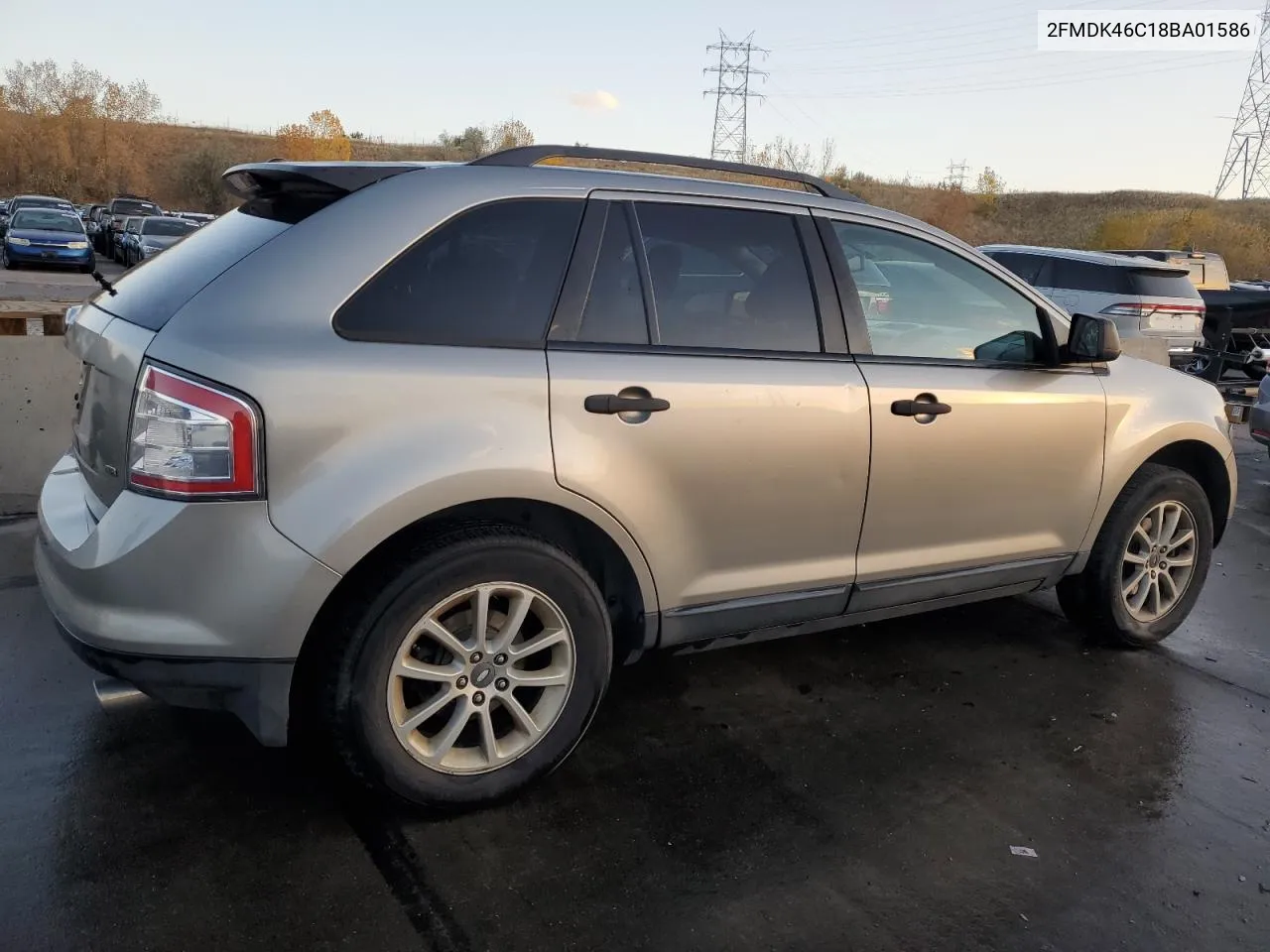 2008 Ford Edge Se VIN: 2FMDK46C18BA01586 Lot: 78211874