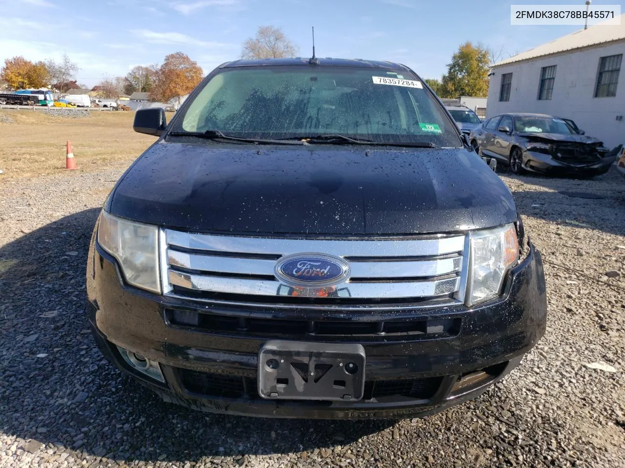 2008 Ford Edge Sel VIN: 2FMDK38C78BB45571 Lot: 78357284