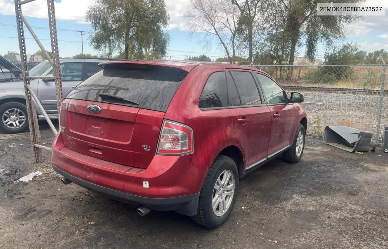 2008 Ford Edge Sel VIN: 2FMDK48C88BA73527 Lot: 78512474