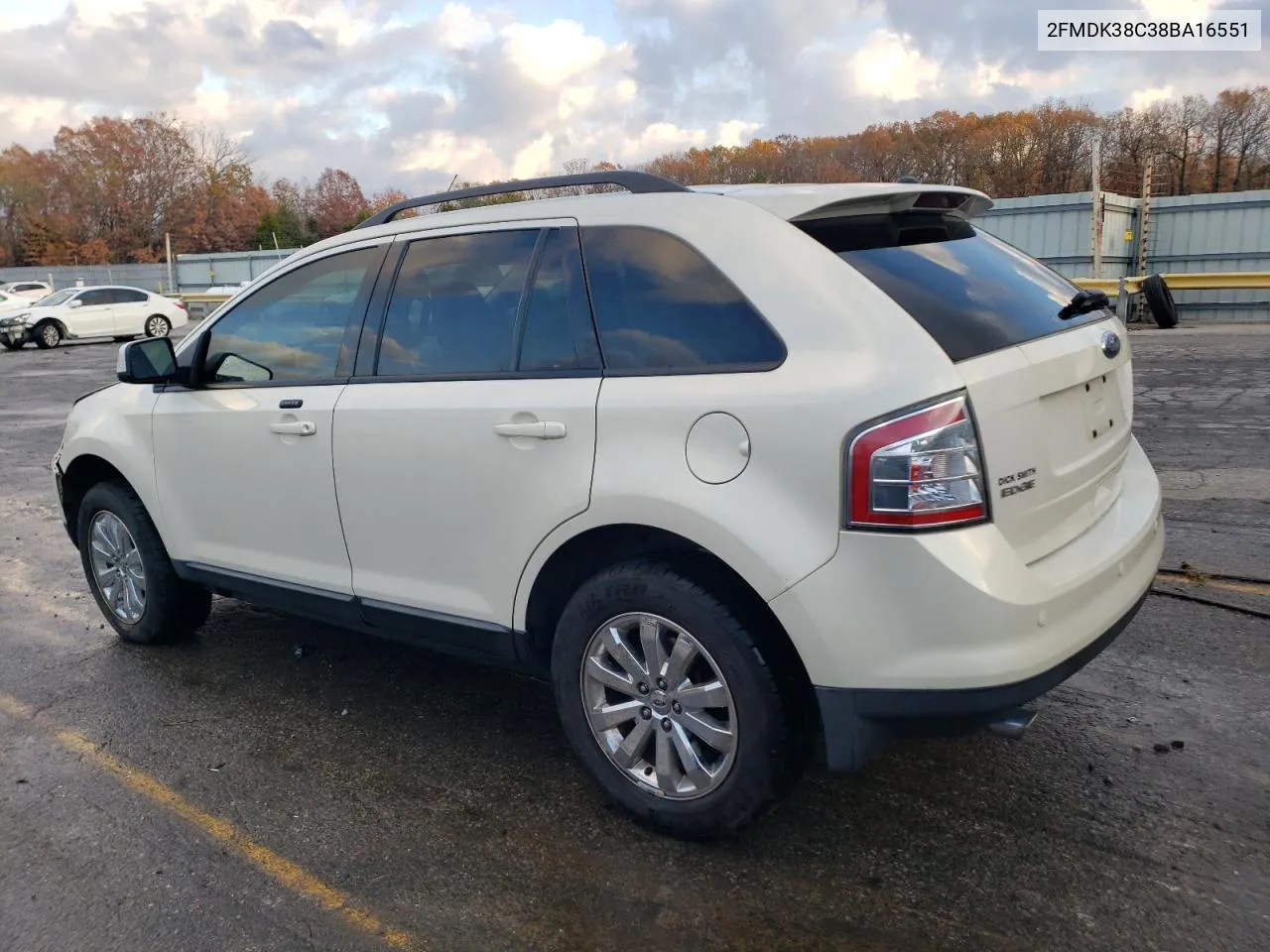 2008 Ford Edge Sel VIN: 2FMDK38C38BA16551 Lot: 79301664