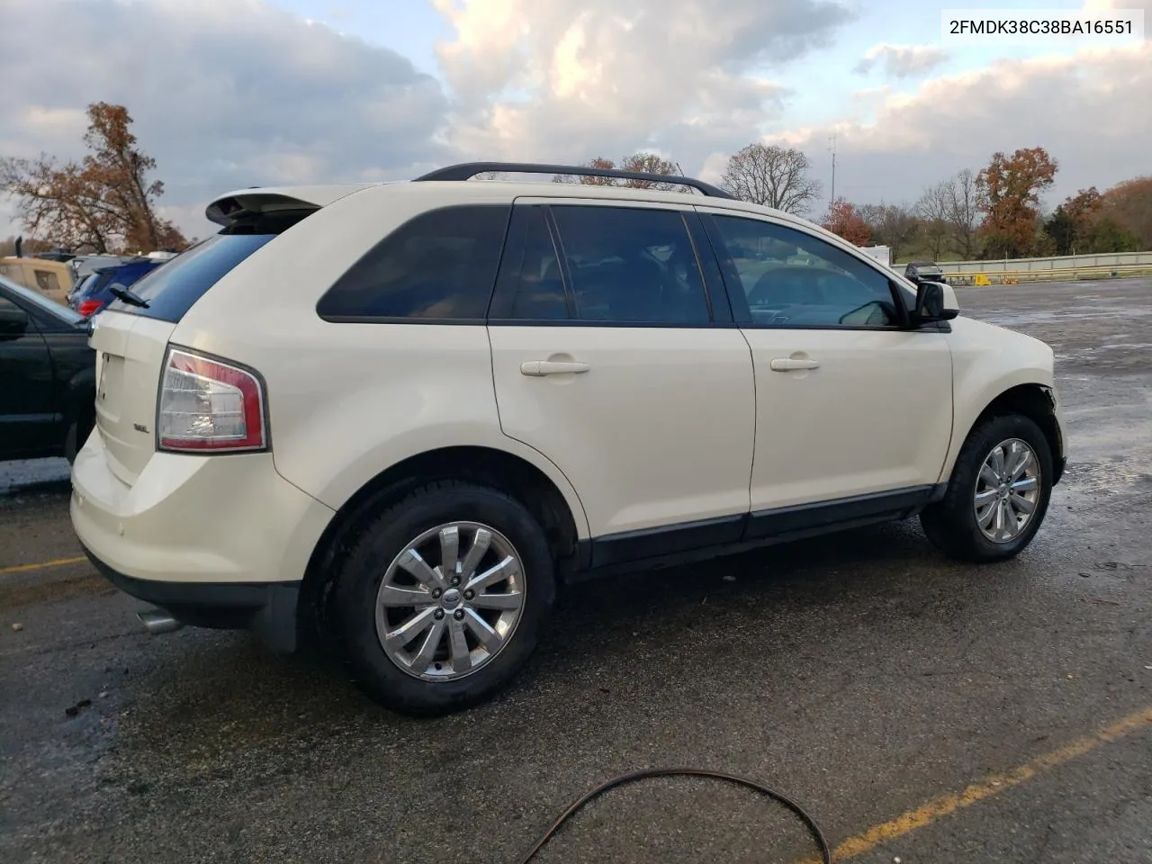 2008 Ford Edge Sel VIN: 2FMDK38C38BA16551 Lot: 79301664