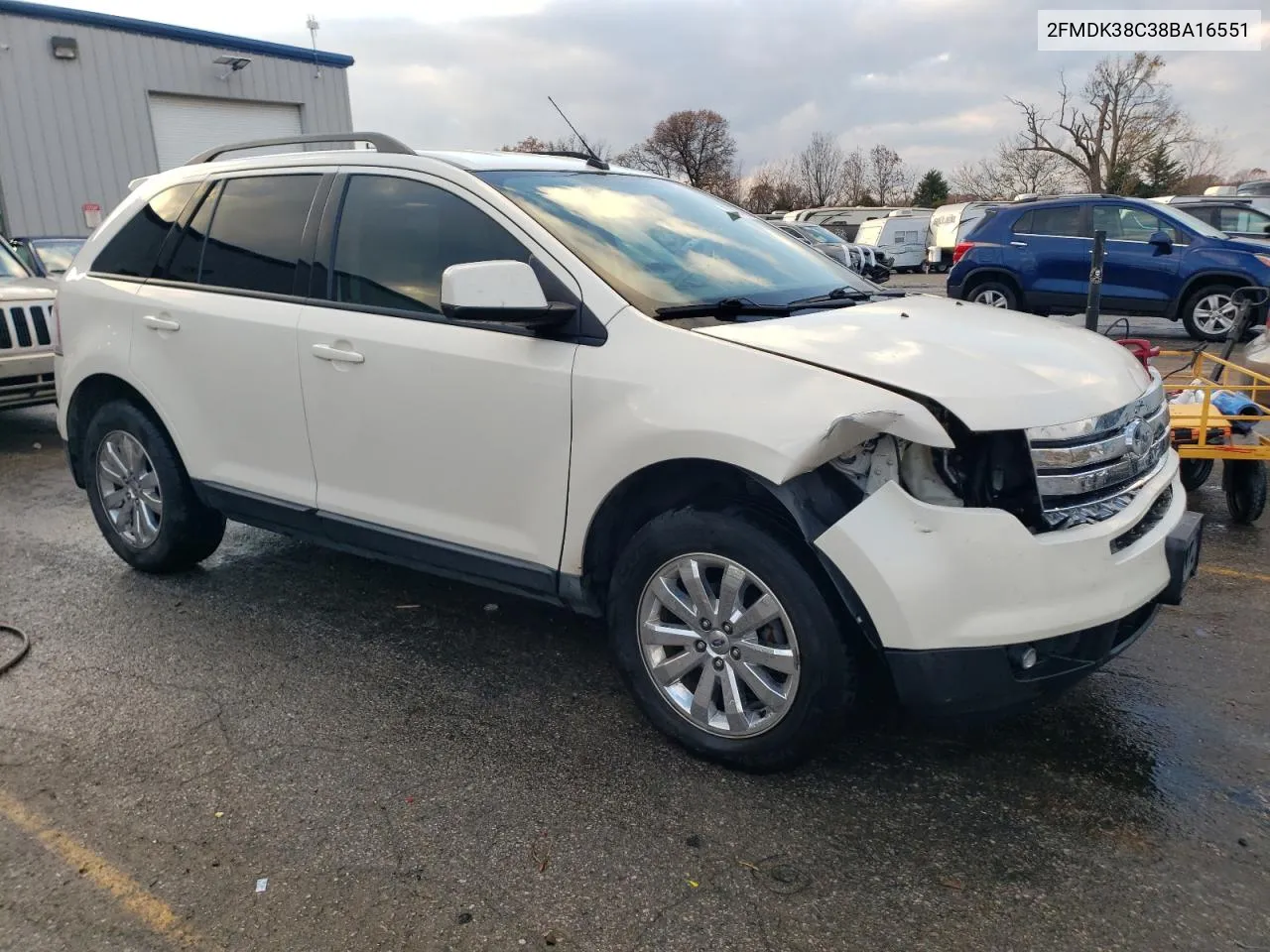 2008 Ford Edge Sel VIN: 2FMDK38C38BA16551 Lot: 79301664