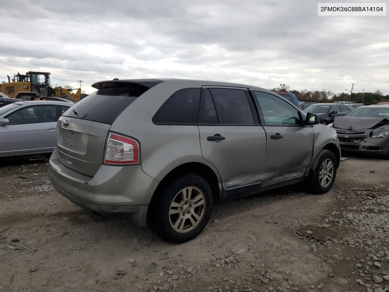 2FMDK36C88BA14104 2008 Ford Edge Se