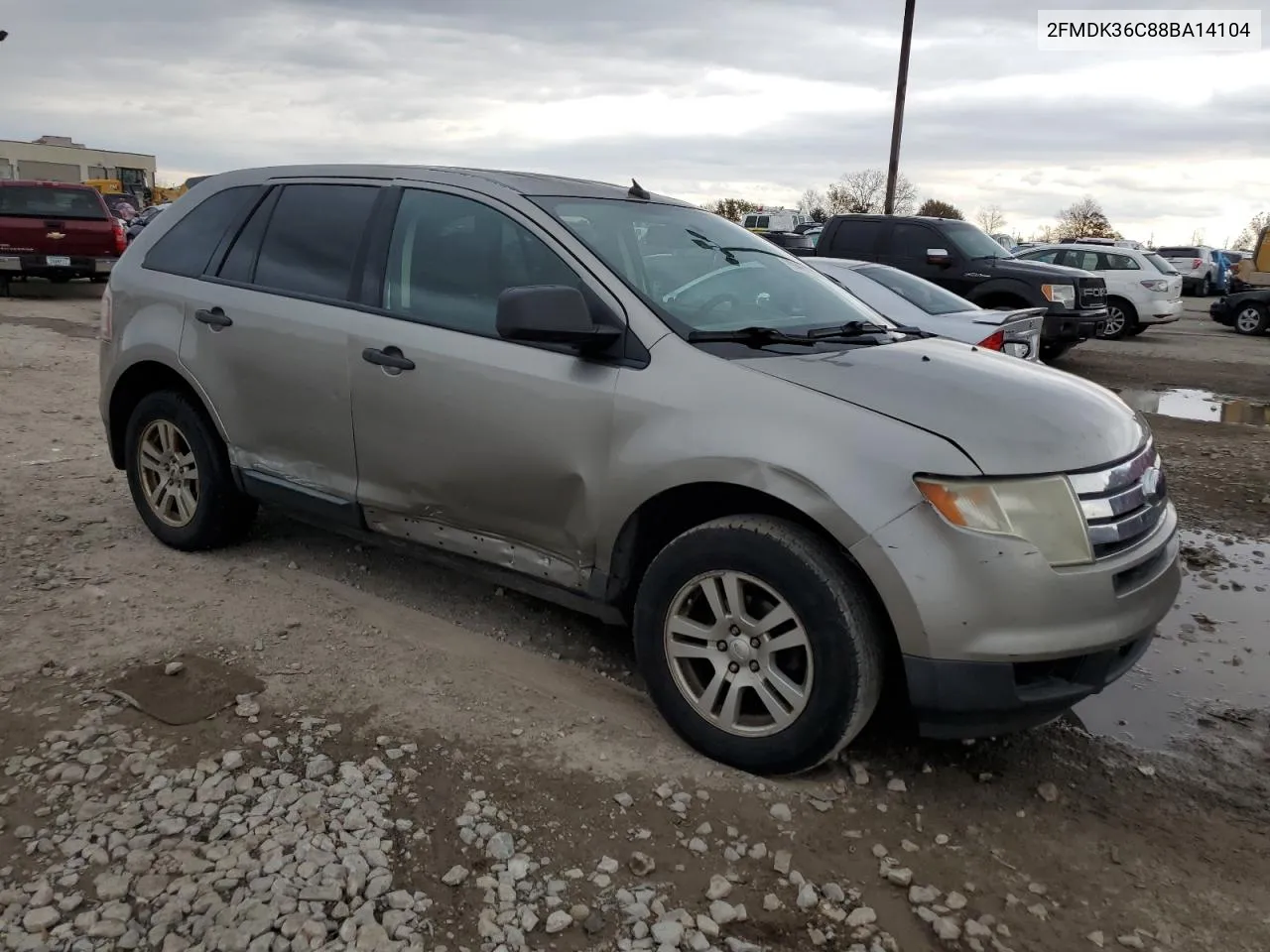 2FMDK36C88BA14104 2008 Ford Edge Se