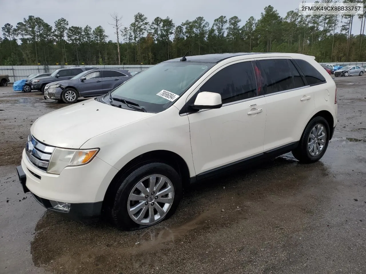 2008 Ford Edge Limited VIN: 2FMDK49CX8BB33757 Lot: 79896094