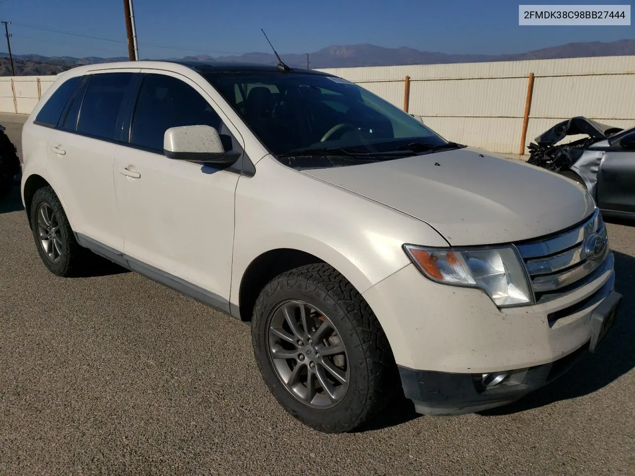 2008 Ford Edge Sel VIN: 2FMDK38C98BB27444 Lot: 80161674