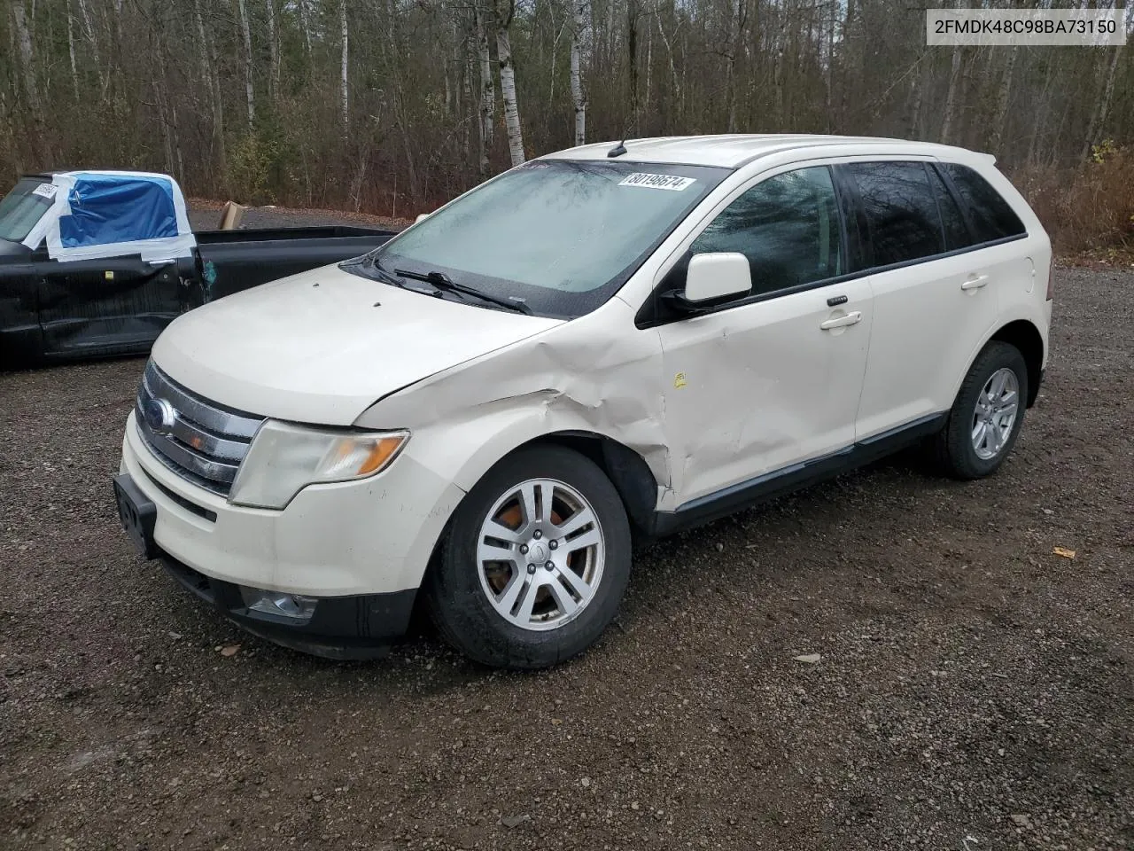 2008 Ford Edge Sel VIN: 2FMDK48C98BA73150 Lot: 80198674