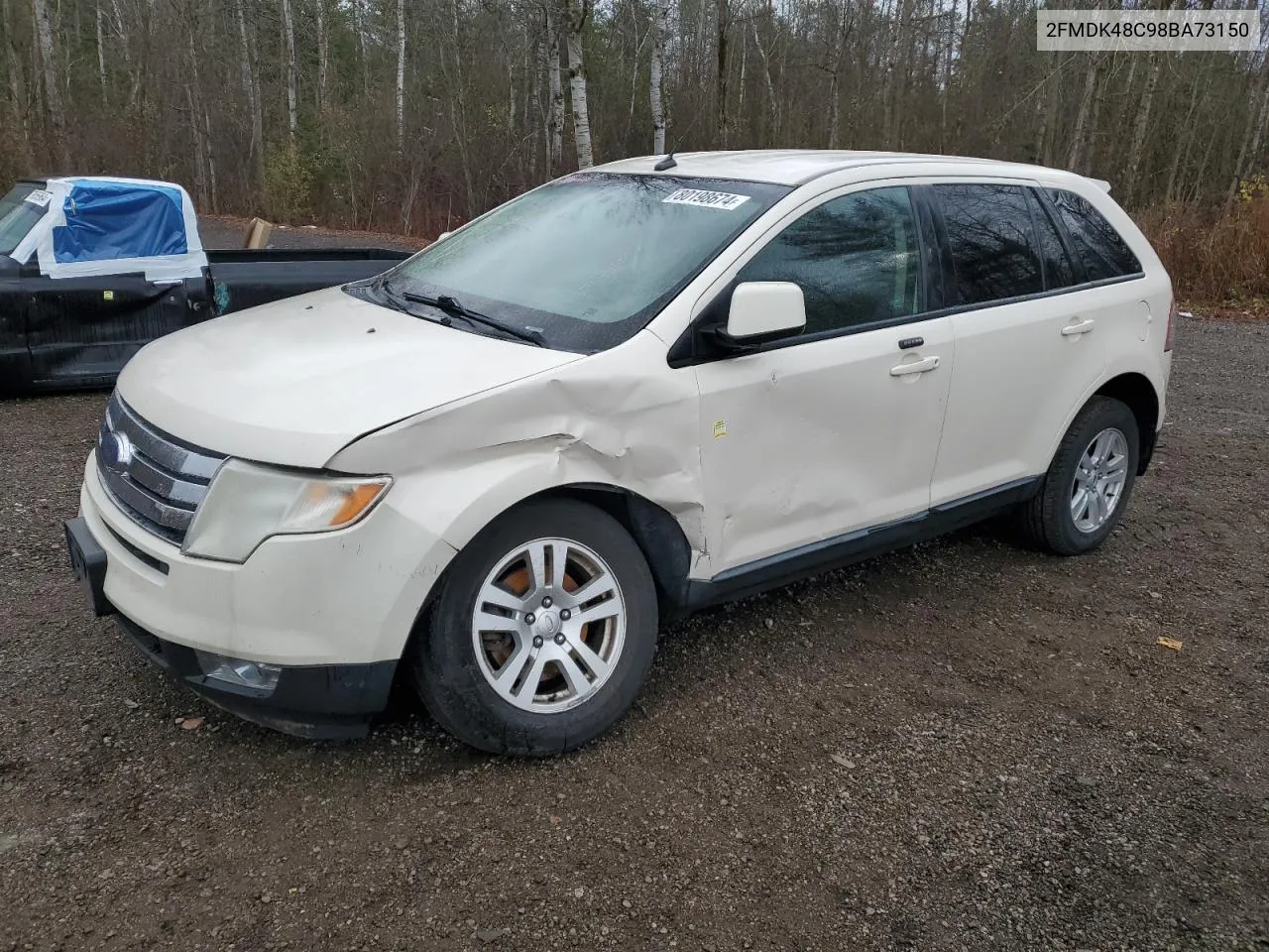 2008 Ford Edge Sel VIN: 2FMDK48C98BA73150 Lot: 80198674