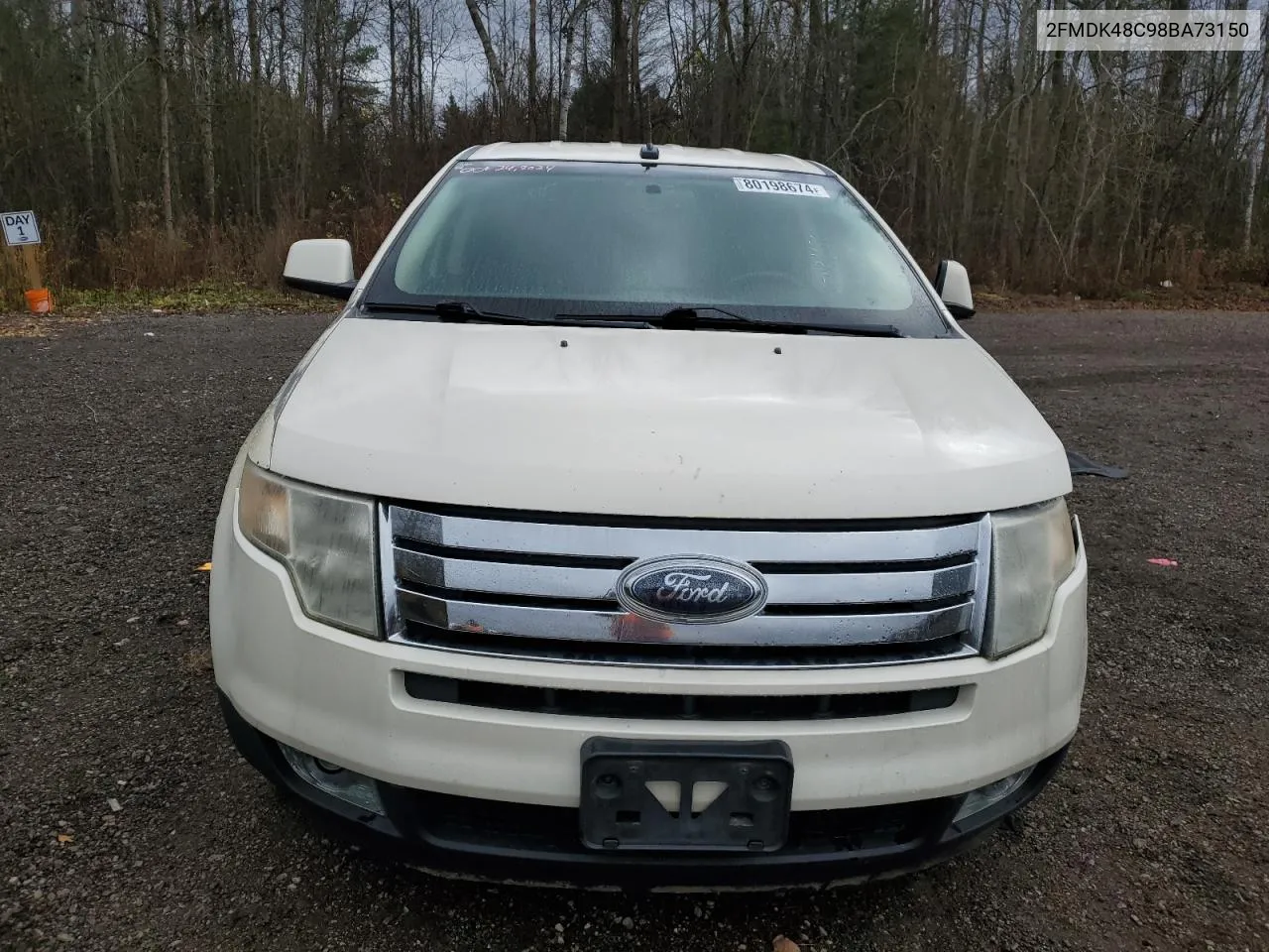 2008 Ford Edge Sel VIN: 2FMDK48C98BA73150 Lot: 80198674