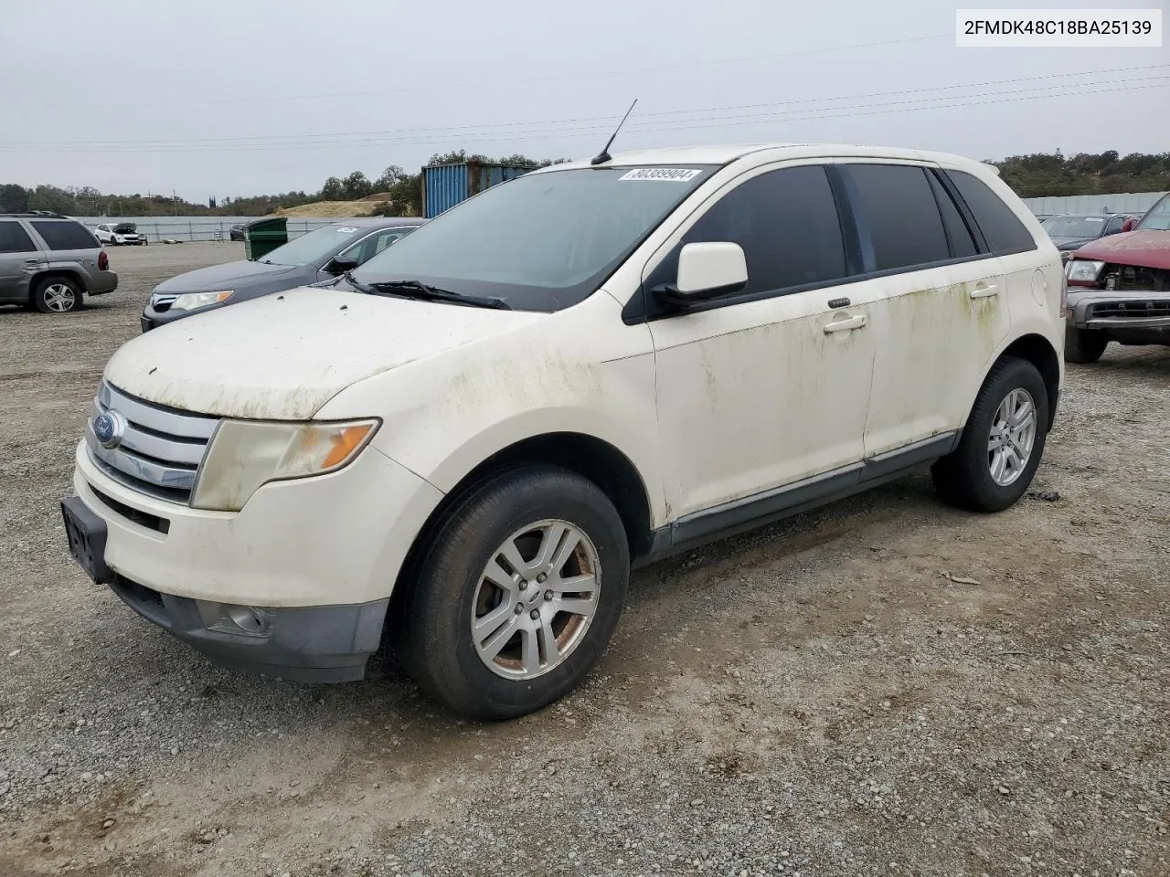 2008 Ford Edge Sel VIN: 2FMDK48C18BA25139 Lot: 80389904