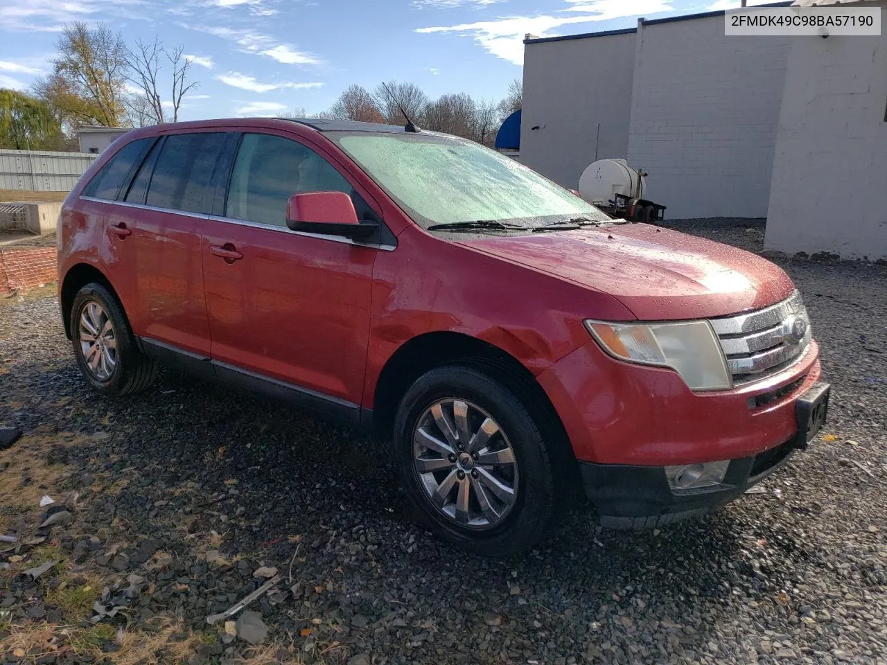 2008 Ford Edge Limited VIN: 2FMDK49C98BA57190 Lot: 81249974