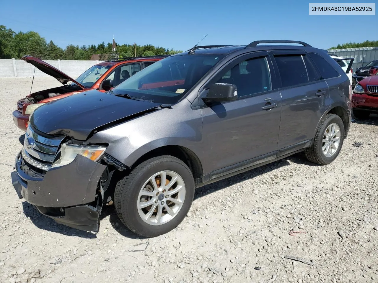 2009 Ford Edge Sel VIN: 2FMDK48C19BA52925 Lot: 56443344