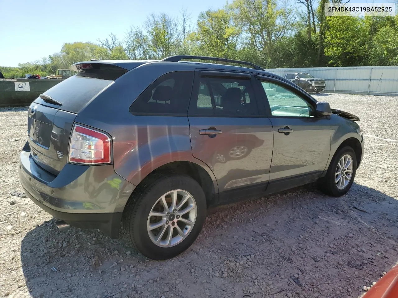 2009 Ford Edge Sel VIN: 2FMDK48C19BA52925 Lot: 56443344