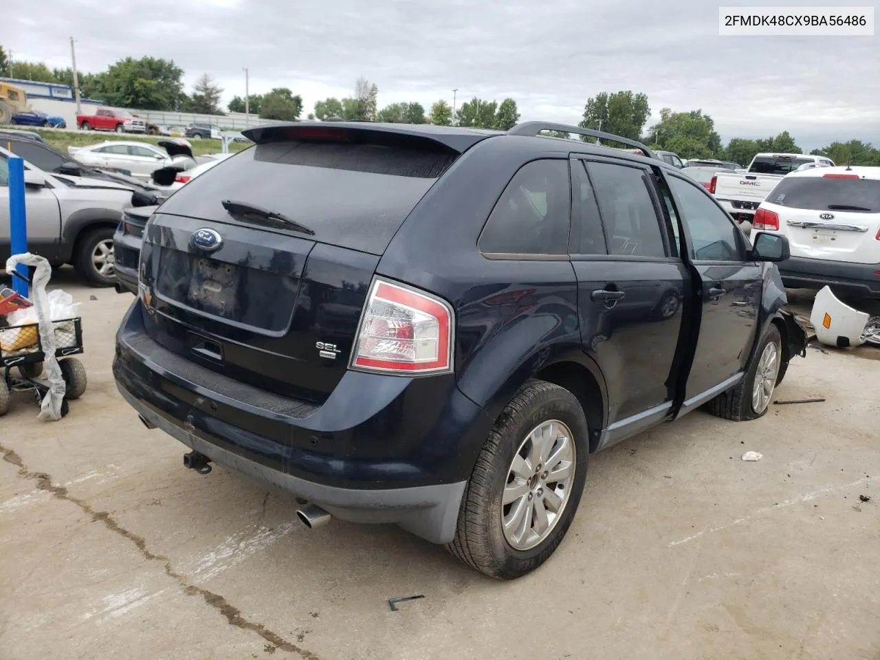 2009 Ford Edge Sel VIN: 2FMDK48CX9BA56486 Lot: 65800694