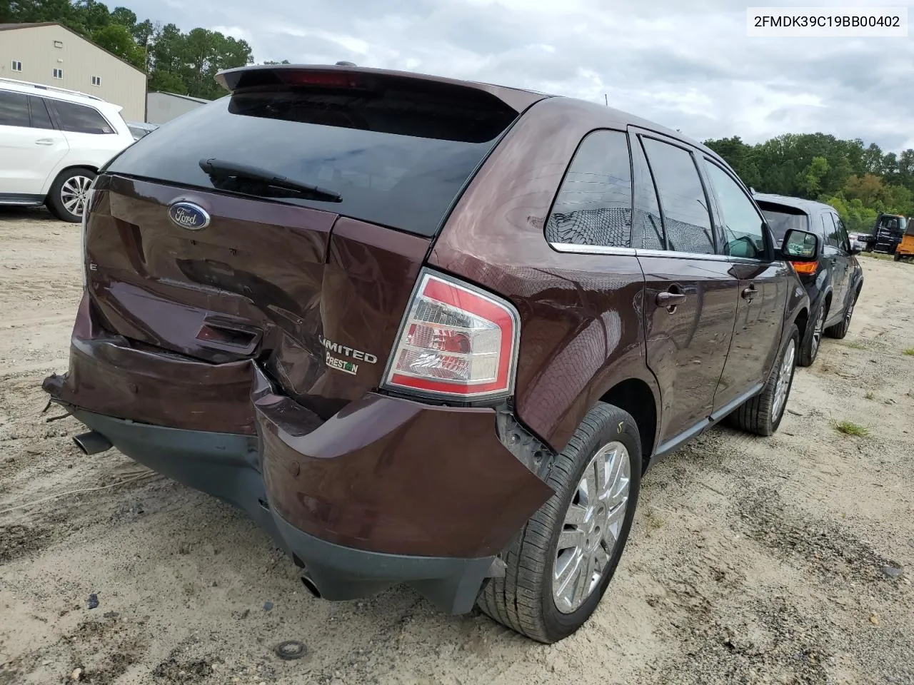 2009 Ford Edge Limited VIN: 2FMDK39C19BB00402 Lot: 66221694