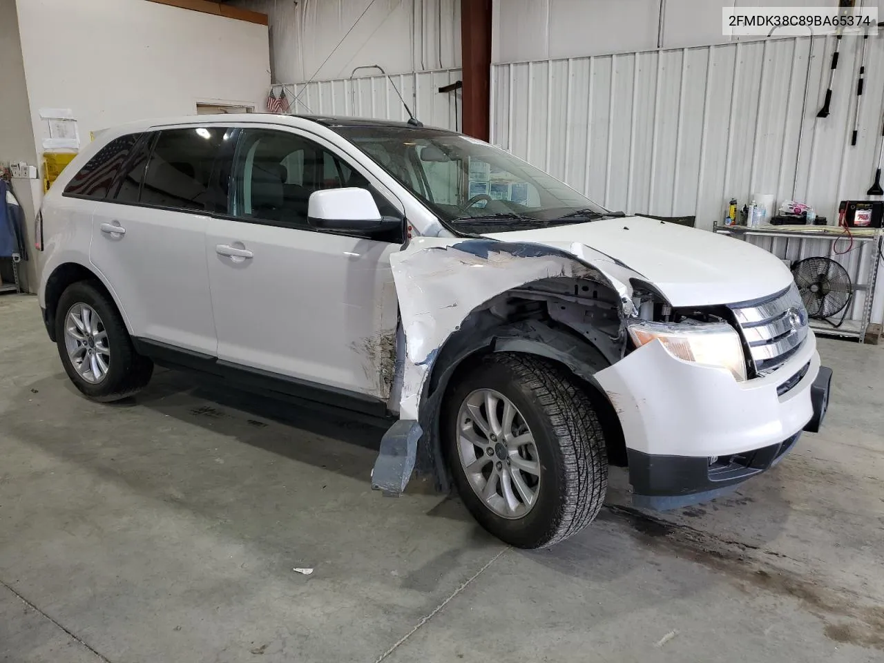 2009 Ford Edge Sel VIN: 2FMDK38C89BA65374 Lot: 69697354