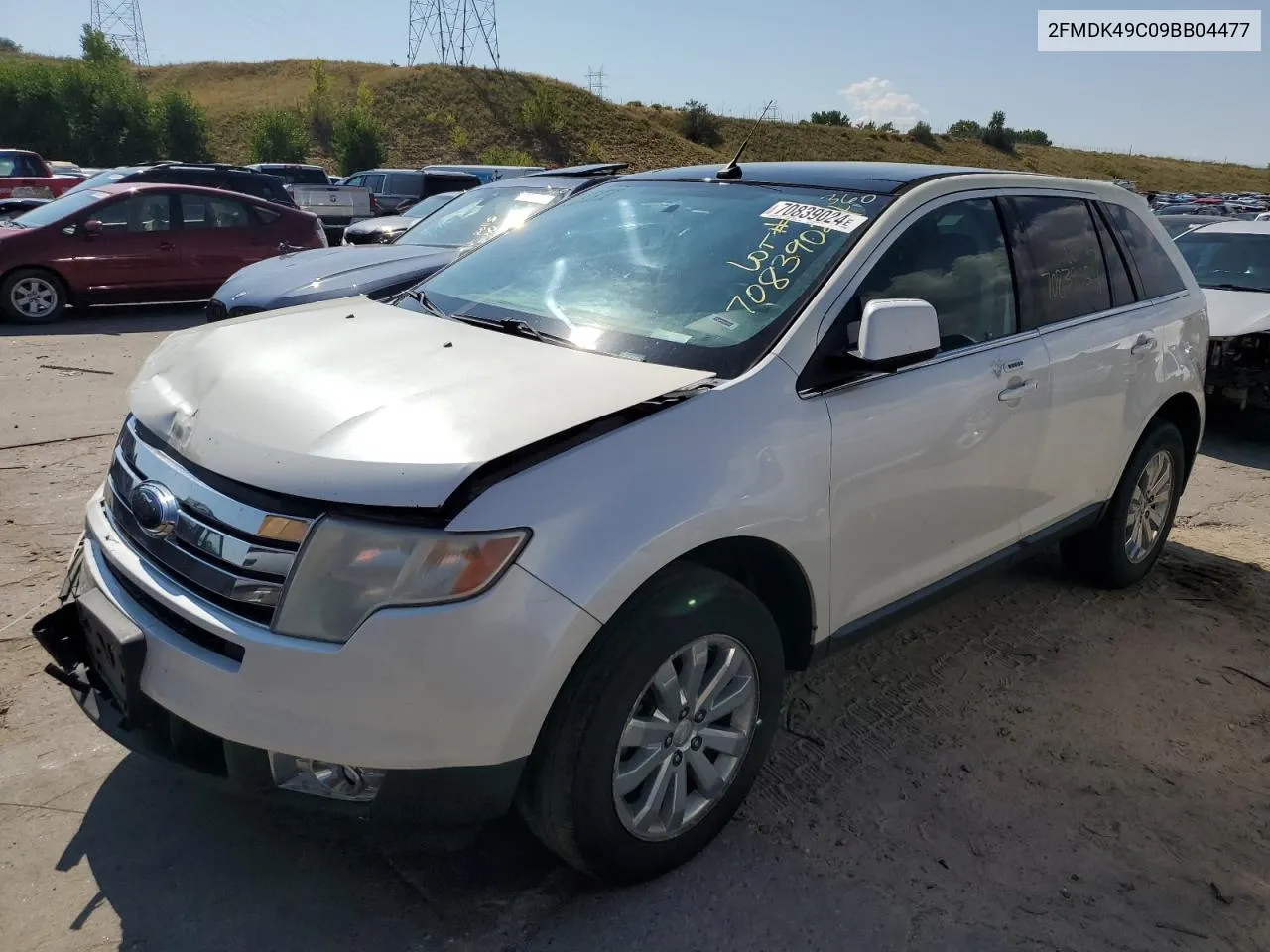 2009 Ford Edge Limited VIN: 2FMDK49C09BB04477 Lot: 70839024