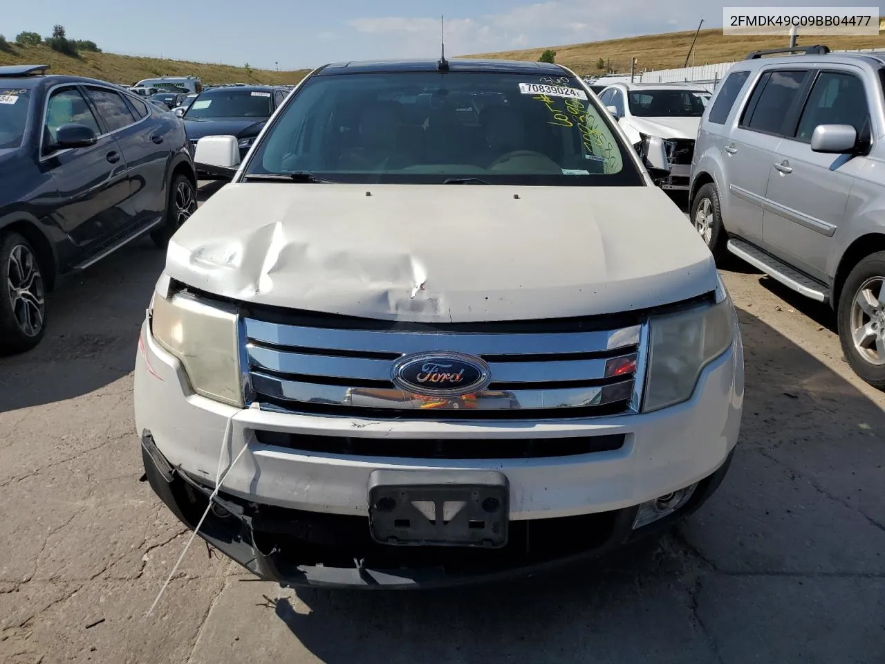 2009 Ford Edge Limited VIN: 2FMDK49C09BB04477 Lot: 70839024