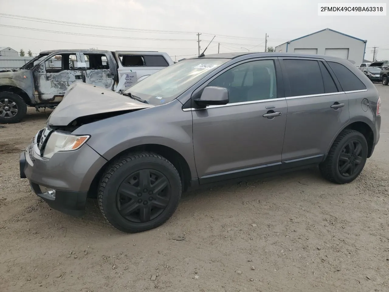 2009 Ford Edge Limited VIN: 2FMDK49C49BA63318 Lot: 71054204