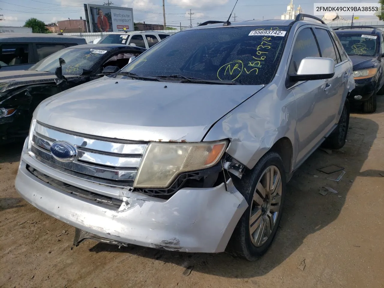 2009 Ford Edge Limited VIN: 2FMDK49CX9BA38553 Lot: 71403574