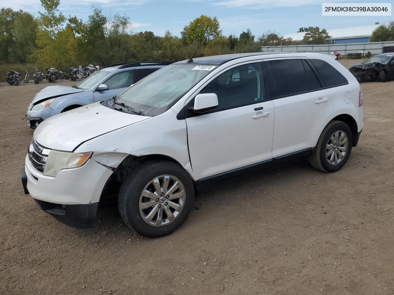 2009 Ford Edge Sel VIN: 2FMDK38C39BA30046 Lot: 71765974