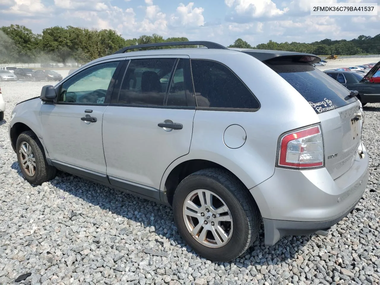 2009 Ford Edge Se VIN: 2FMDK36C79BA41537 Lot: 72760144