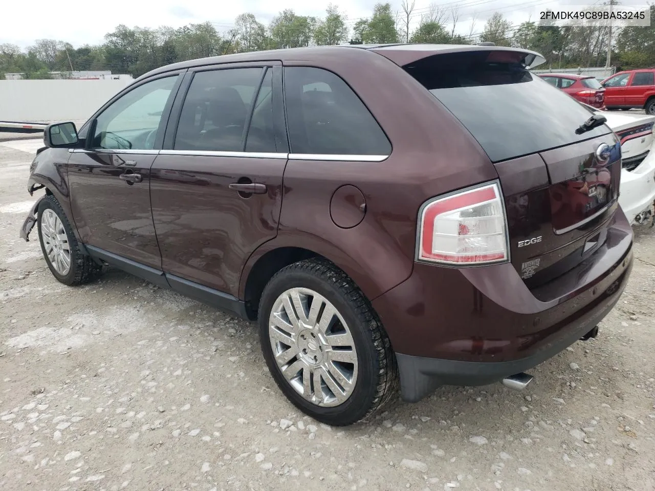 2009 Ford Edge Limited VIN: 2FMDK49C89BA53245 Lot: 73689204