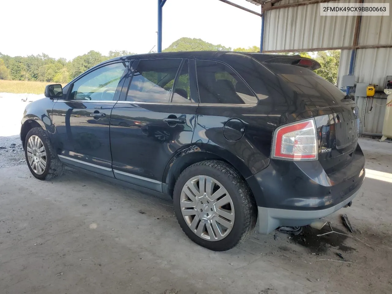 2009 Ford Edge Limited VIN: 2FMDK49CX9BB00663 Lot: 75236984