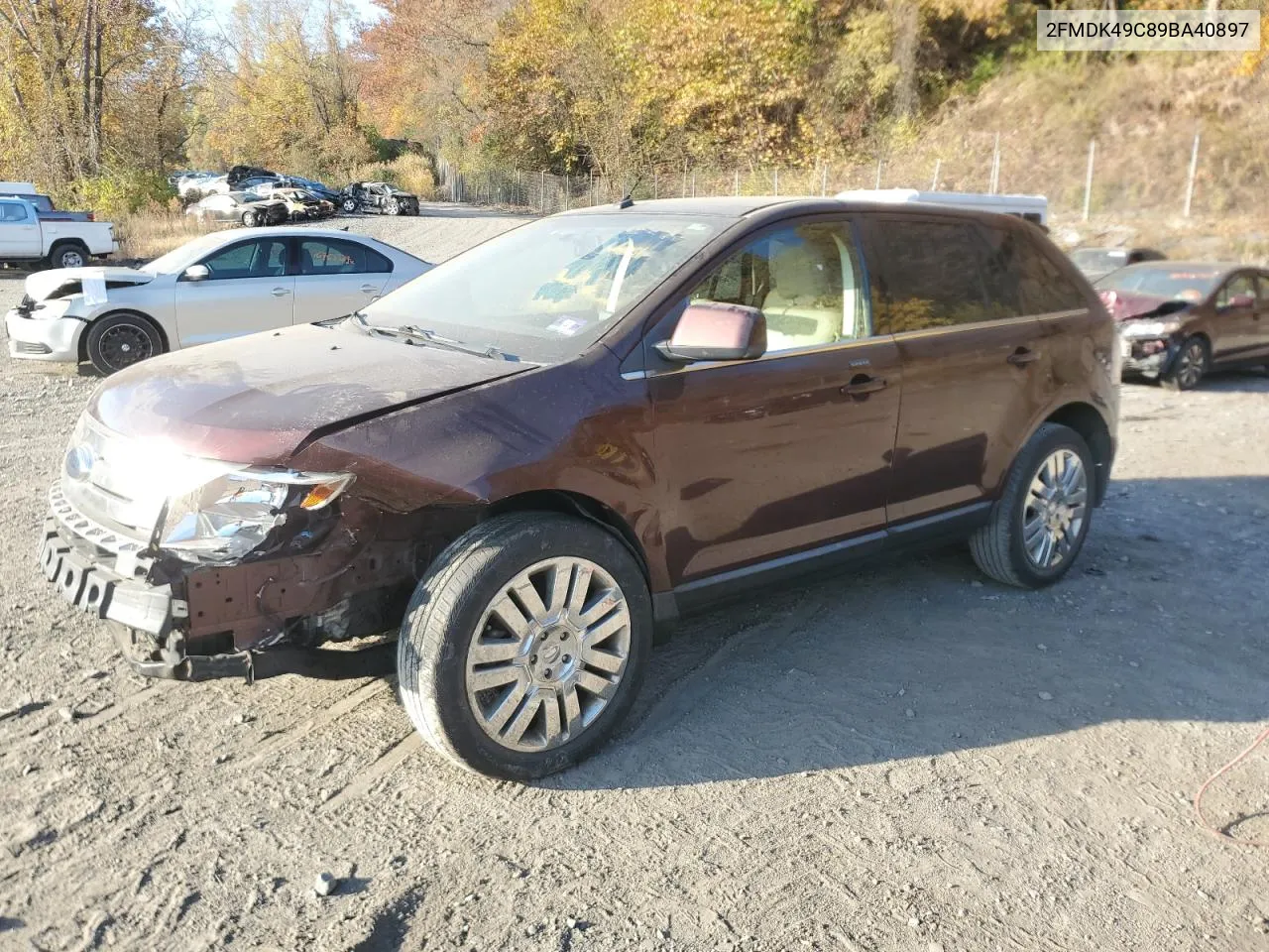 2009 Ford Edge Limited VIN: 2FMDK49C89BA40897 Lot: 77173884