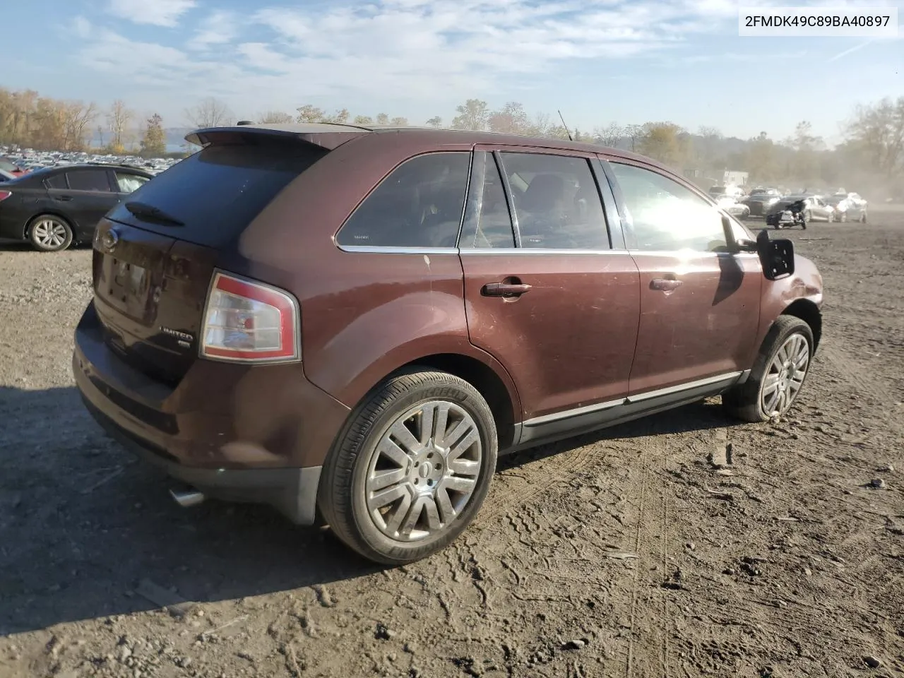 2009 Ford Edge Limited VIN: 2FMDK49C89BA40897 Lot: 77173884