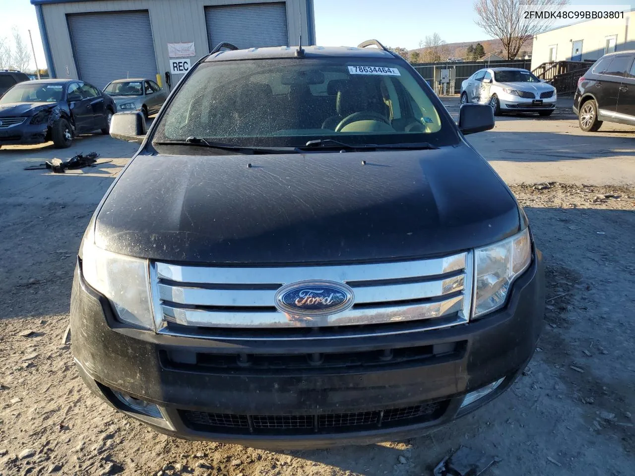 2009 Ford Edge Sel VIN: 2FMDK48C99BB03801 Lot: 78634464