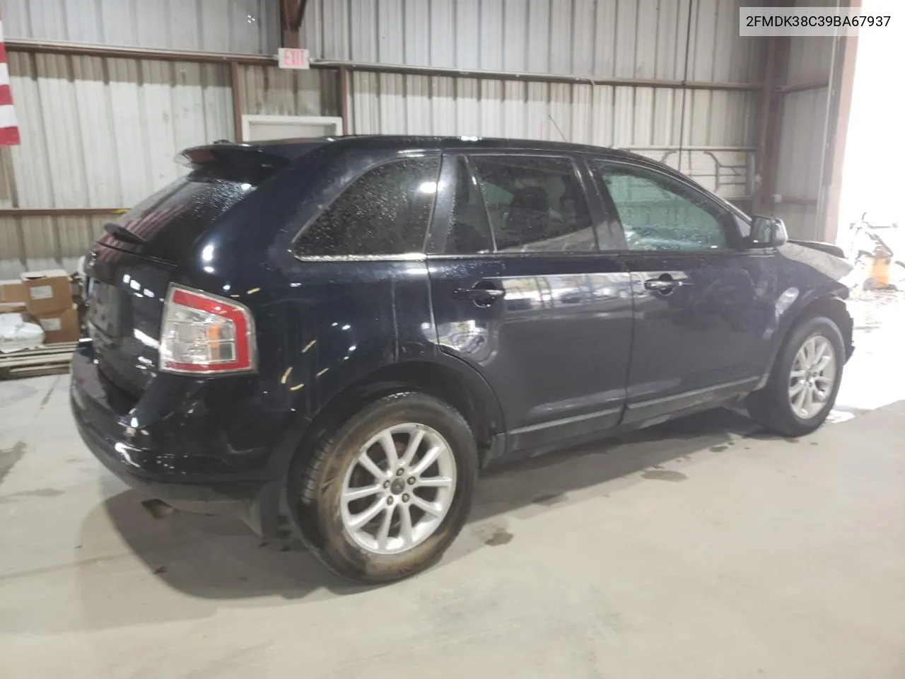 2009 Ford Edge Sel VIN: 2FMDK38C39BA67937 Lot: 78927264