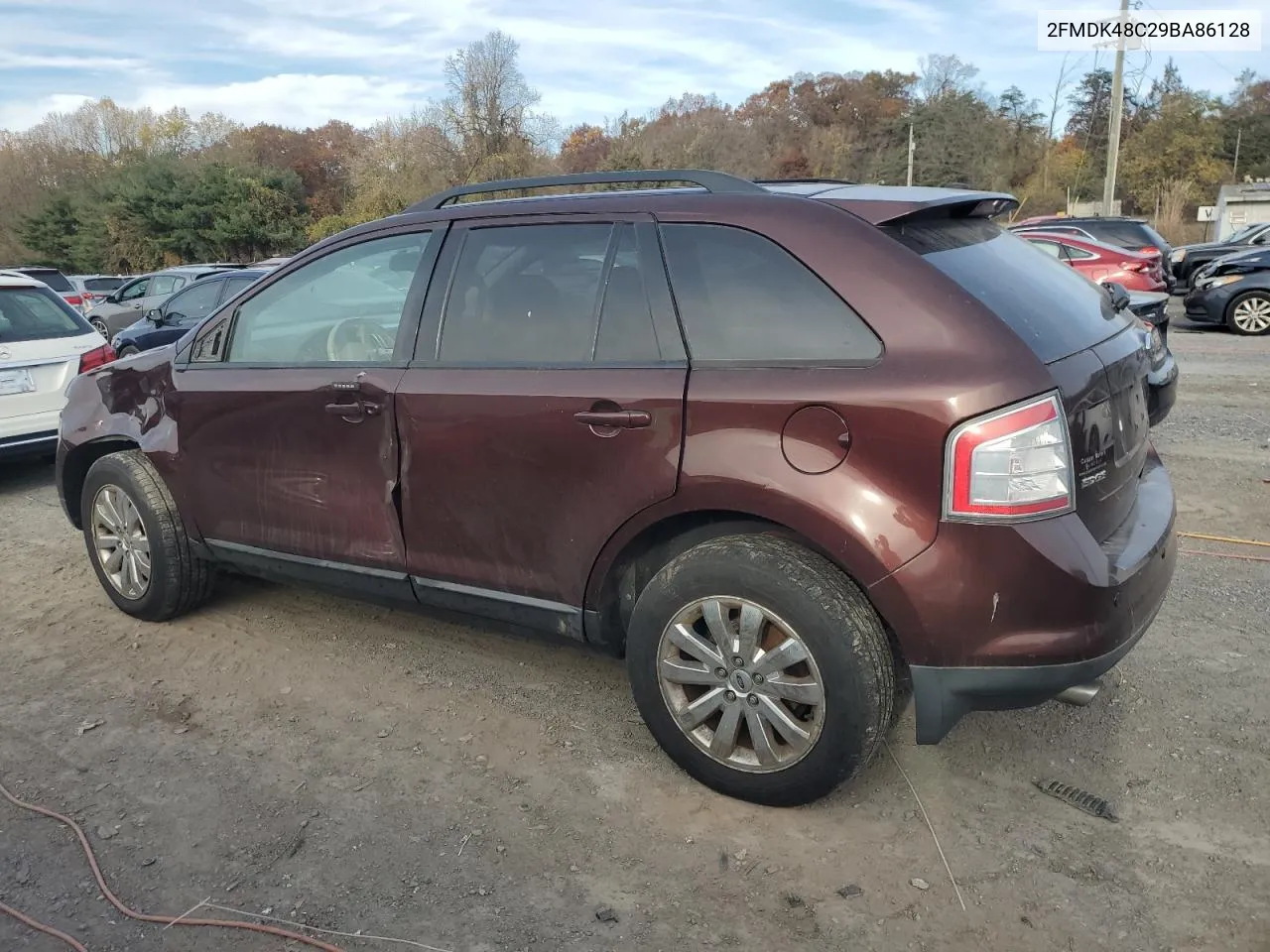 2009 Ford Edge Sel VIN: 2FMDK48C29BA86128 Lot: 78985334