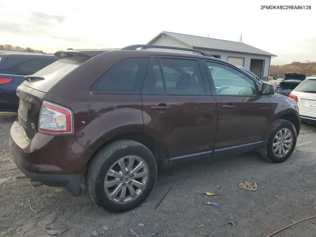 2009 Ford Edge Sel VIN: 2FMDK48C29BA86128 Lot: 78985334