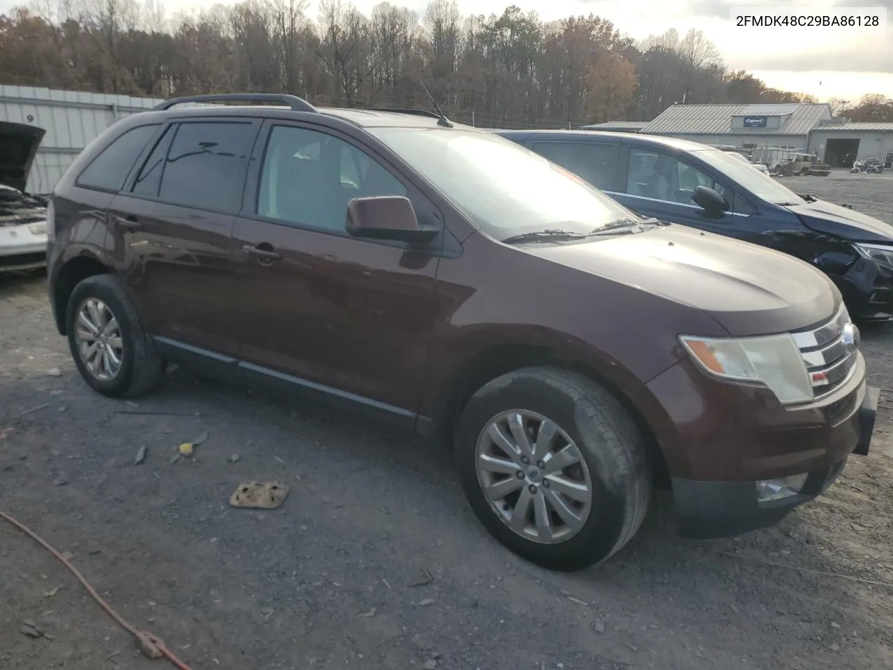 2009 Ford Edge Sel VIN: 2FMDK48C29BA86128 Lot: 78985334