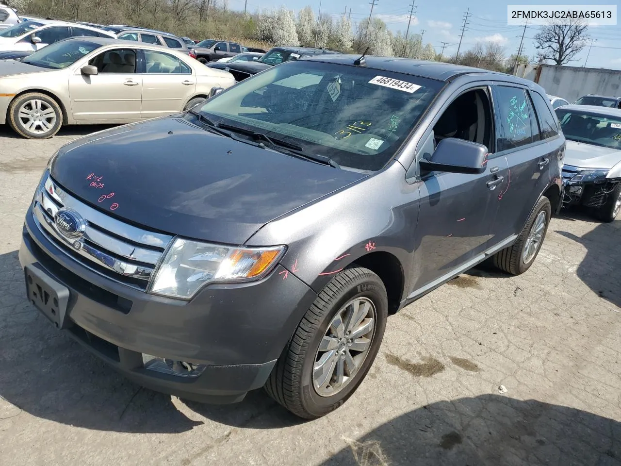 2010 Ford Edge Sel VIN: 2FMDK3JC2ABA65613 Lot: 46819434