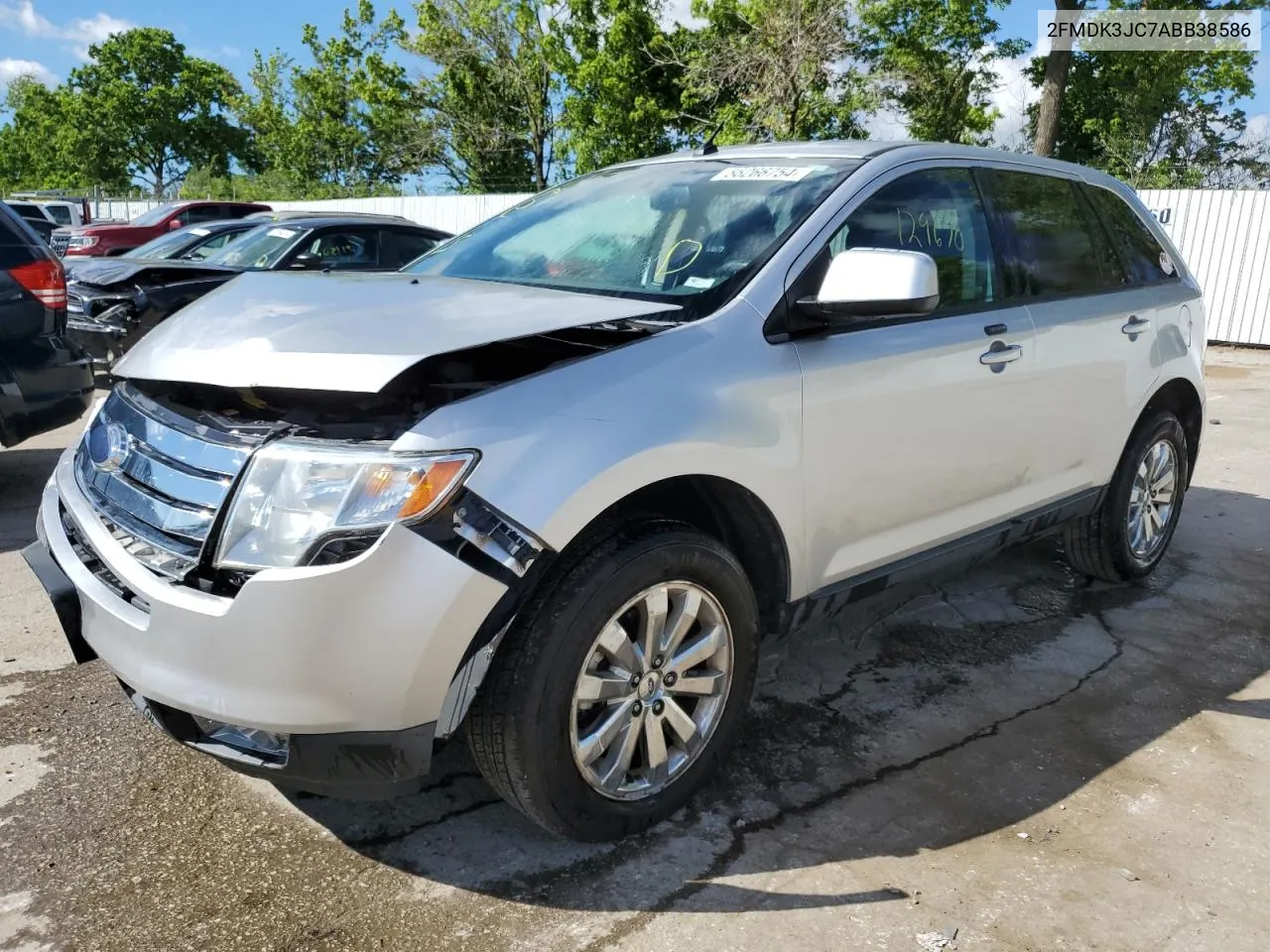 2010 Ford Edge Sel VIN: 2FMDK3JC7ABB38586 Lot: 56266754