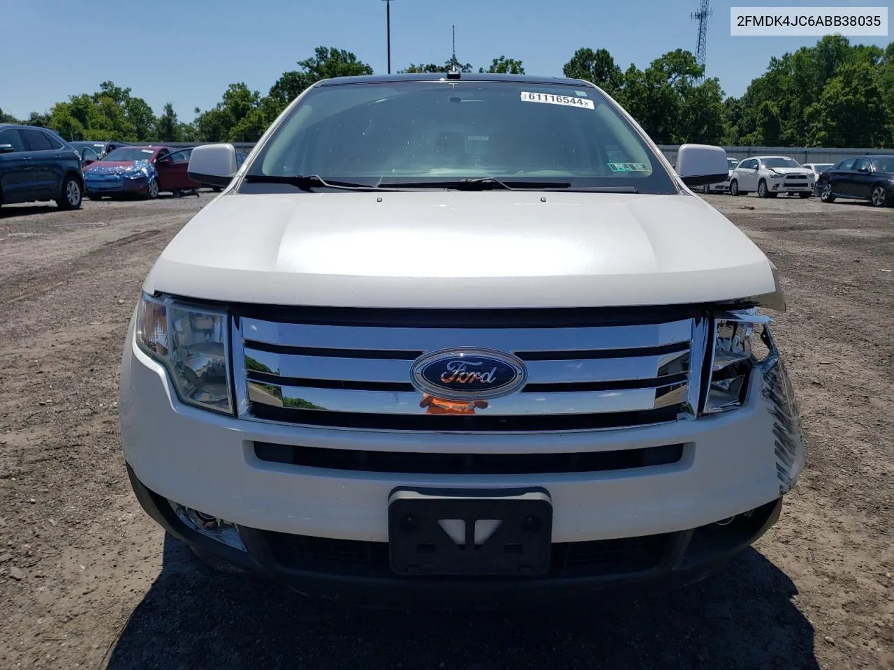 2010 Ford Edge Sel VIN: 2FMDK4JC6ABB38035 Lot: 61116544