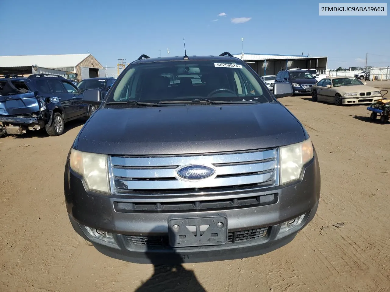 2010 Ford Edge Sel VIN: 2FMDK3JC9ABA59663 Lot: 65259924