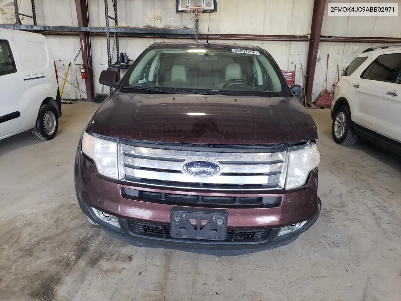 2010 Ford Edge Sel VIN: 2FMDK4JC9ABB02971 Lot: 65807394