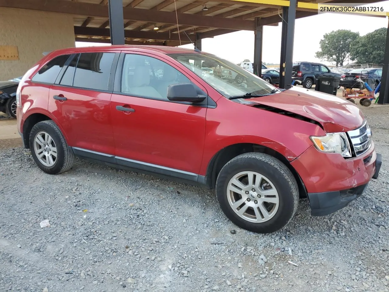 2010 Ford Edge Se VIN: 2FMDK3GC2ABB17216 Lot: 66194434