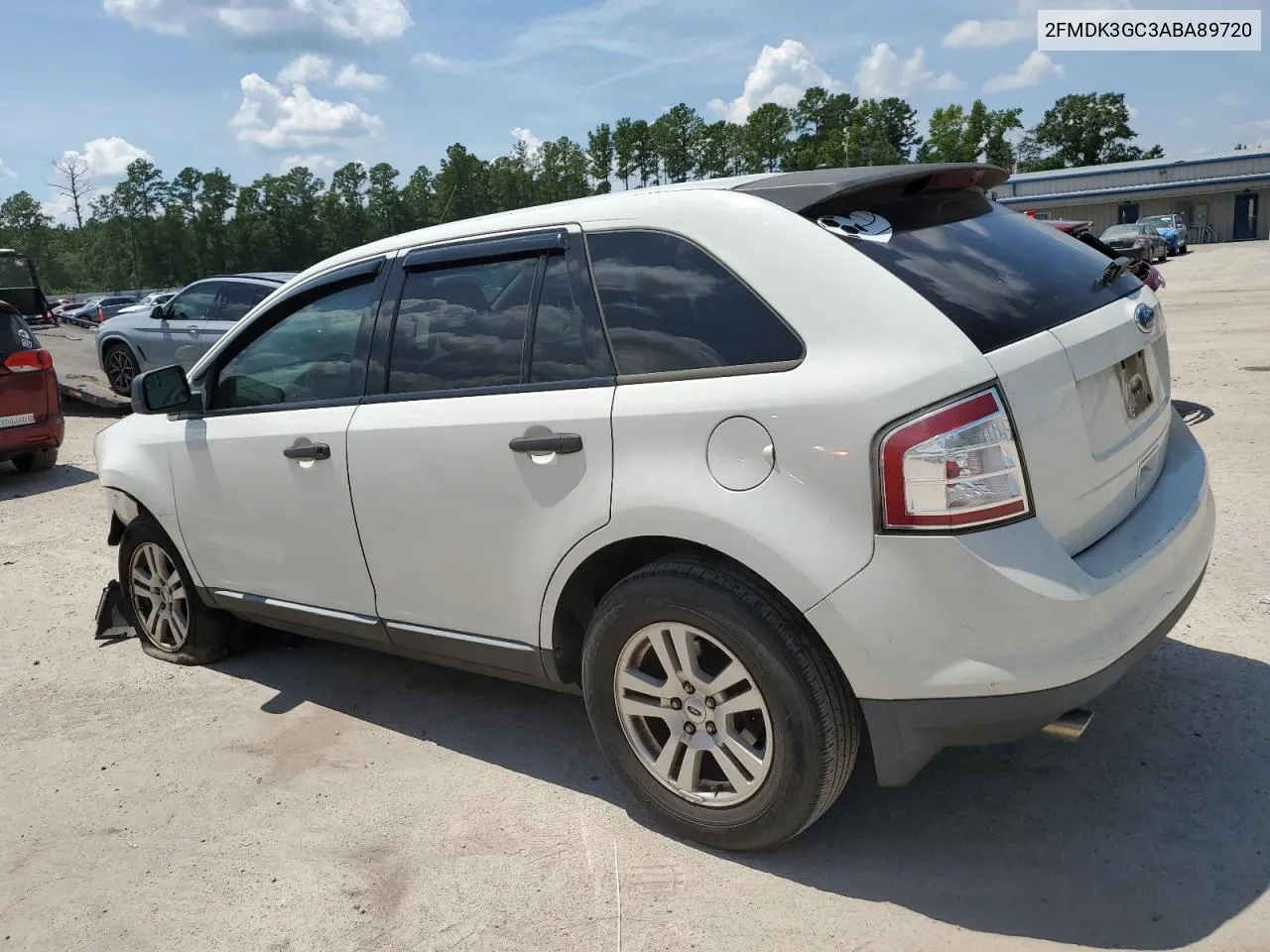 2010 Ford Edge Se VIN: 2FMDK3GC3ABA89720 Lot: 67546374